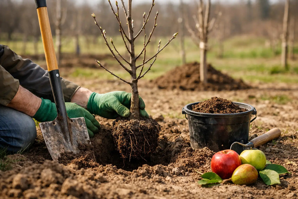 Când se plantează pomii fructiferi corect