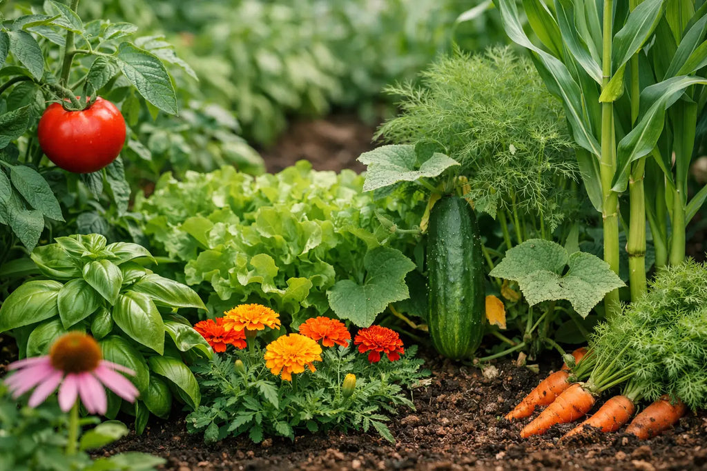 Plante companion pentru legume: combinații utile