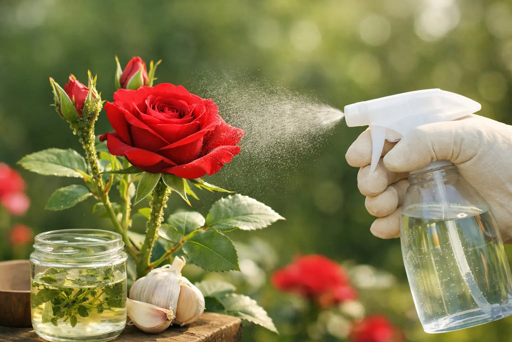 Tratament natural pentru afide la trandafiri