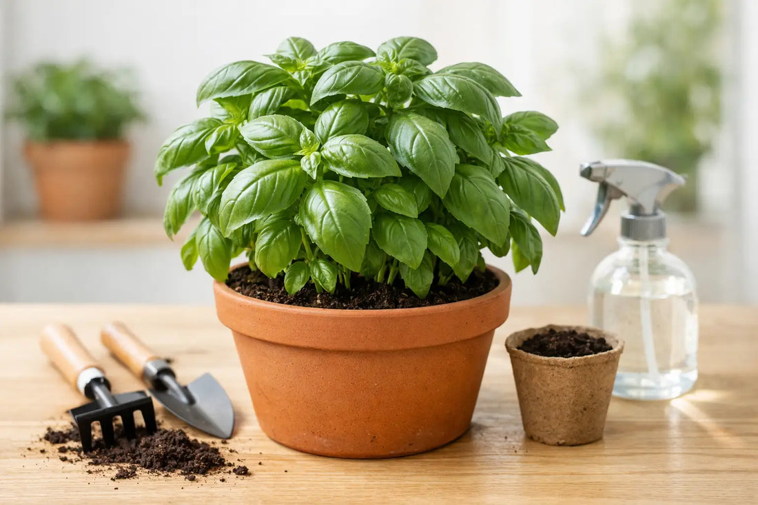 Cum se cultivă busuiocul în ghiveci corect