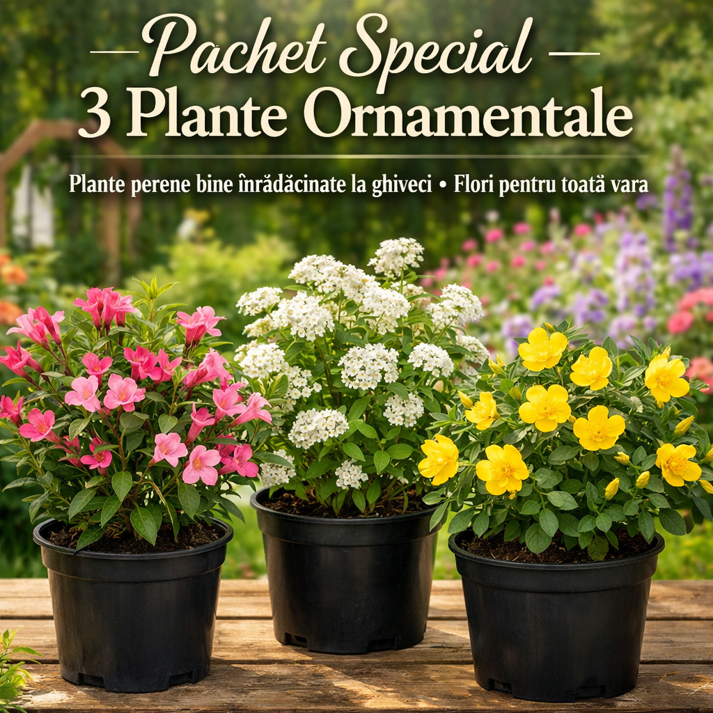 Pachet Special - 3 Plante Ornamentale