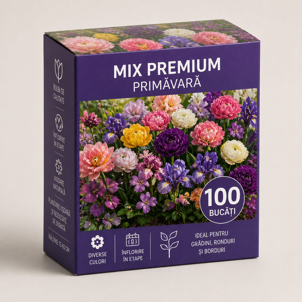 100 bulbi de primavara -Mix Garden Full