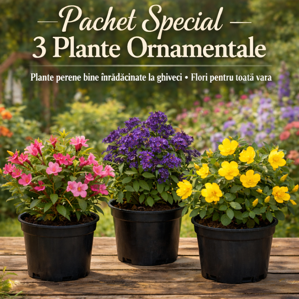 Pachet Special - 3 Plante Ornamentale