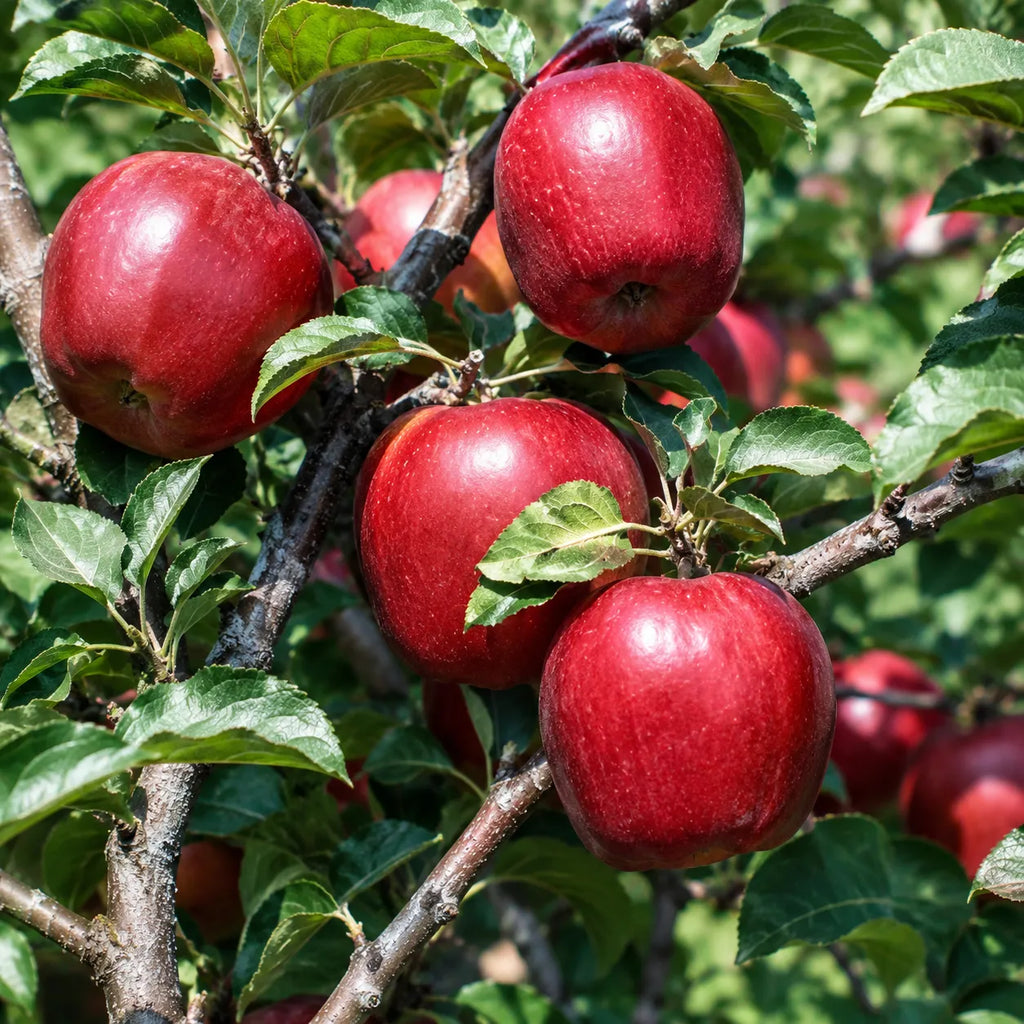 Pom fructifer Mar Red Delicious, soi rezistent si foarte productiv, cu mere dulci si aromate, ideale pentru consum proaspat, sucuri, placinte si alte preparate