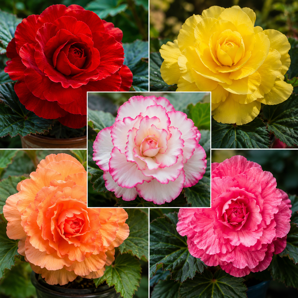 Pachet 5 Buc Bulbi Begonia - Flori Perene