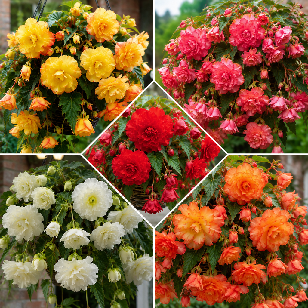 Pachet 5 Buc Bulbi Begonia Cascade
