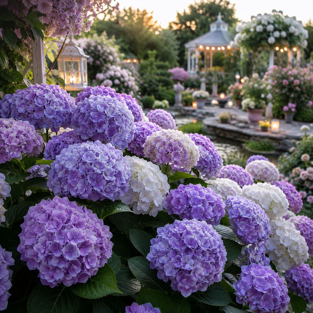 Hortensia "Lavender Ice"