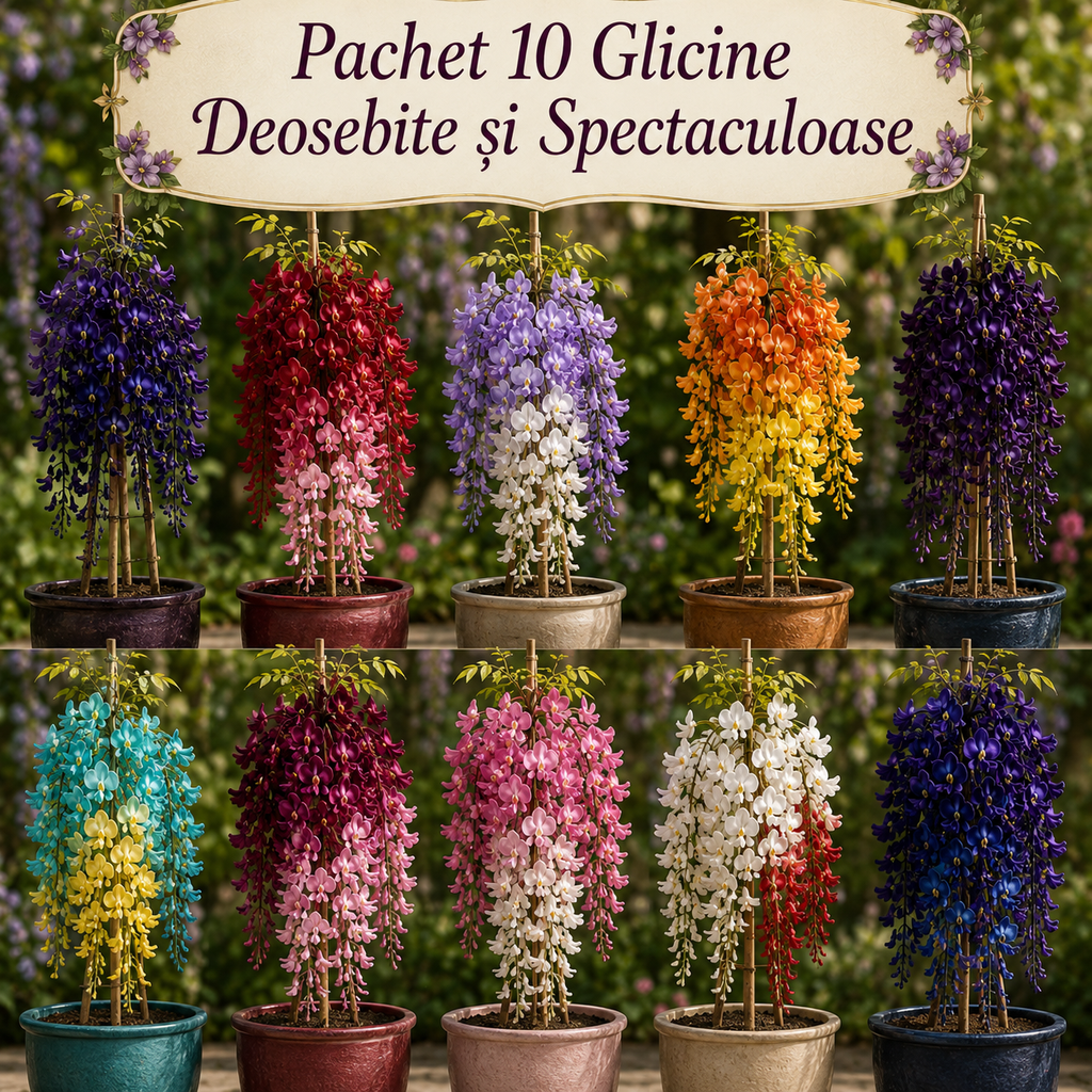 Pachet 10 Glicine - Culori Rare