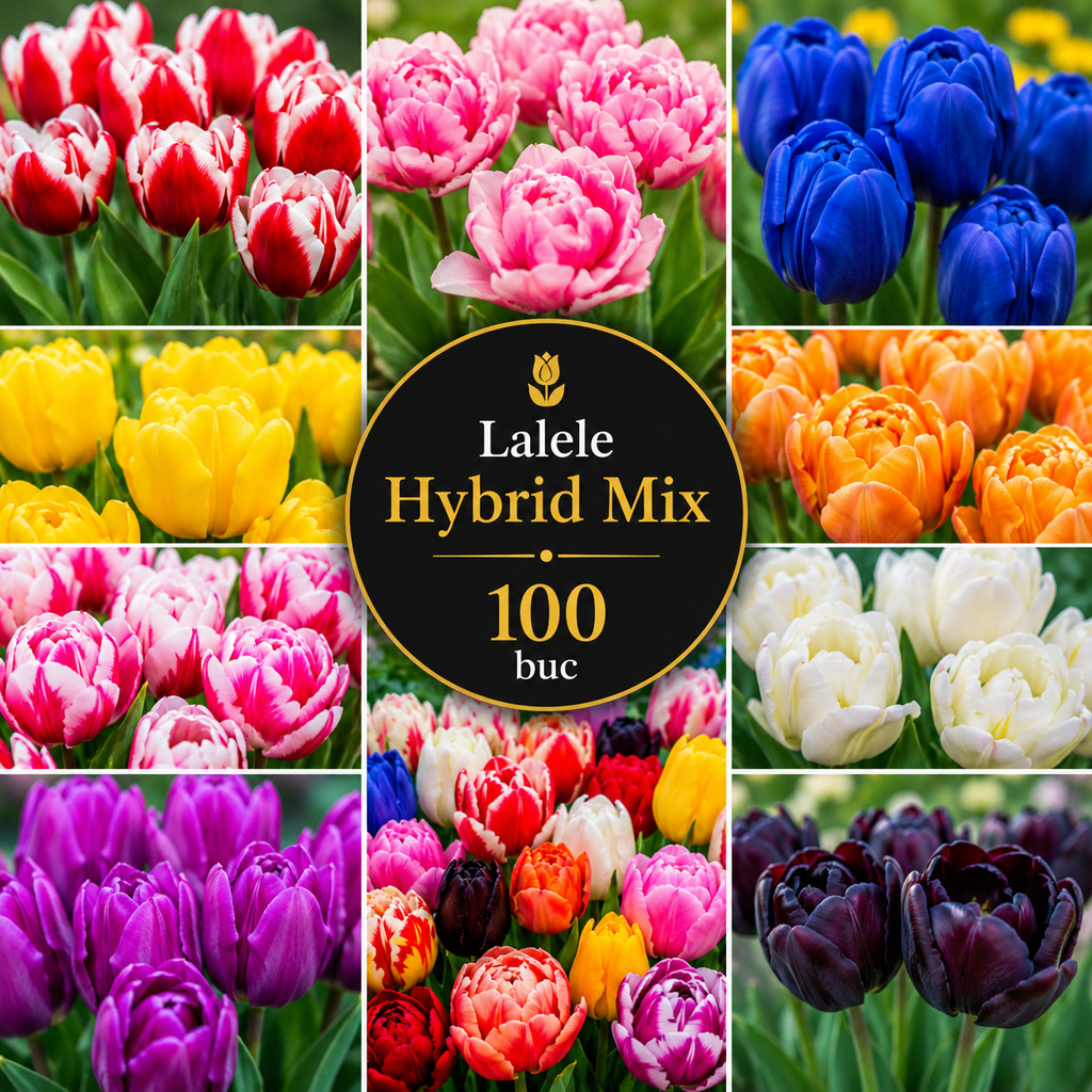 Lalele Hybrid Mix Pachet Bulbi 100 buc