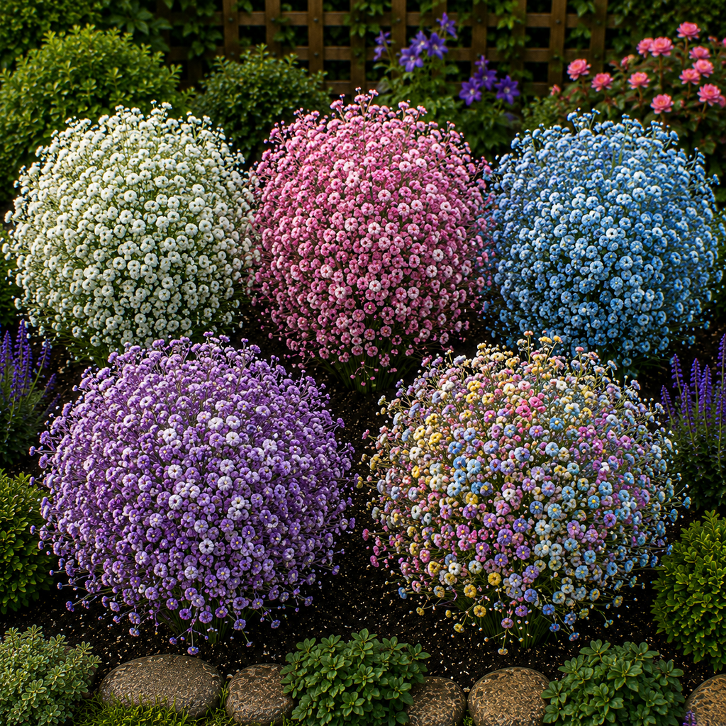 Pachet Mix Gypsophila - Floarea Miresei - 5 Bucăți