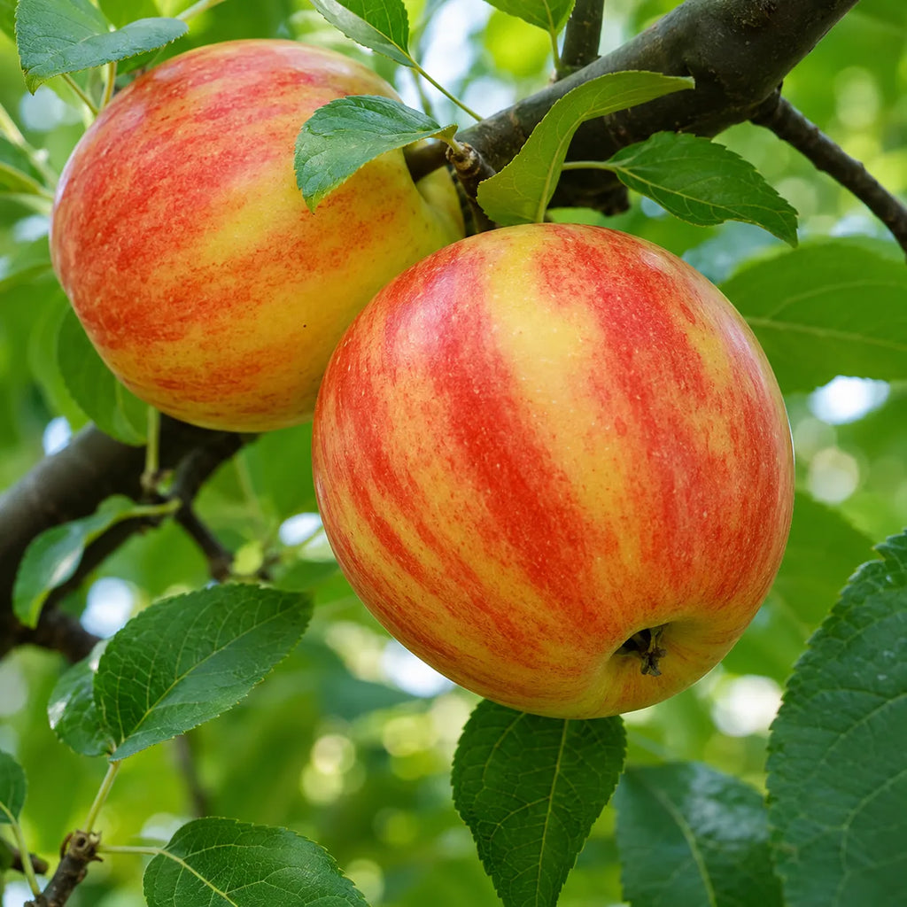 Mar Karneval, pom fructifer altoit cu fructe mari, crocante si aromate, potrivit pentru gradini familiale, livezi si recolte bogate in fiecare toamna