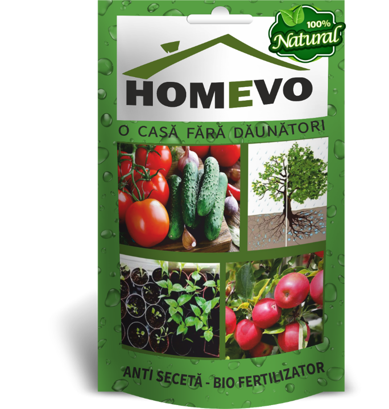 Antidaunatori Homevo, Anti Seceta, Bio, Fertilizator, 50g