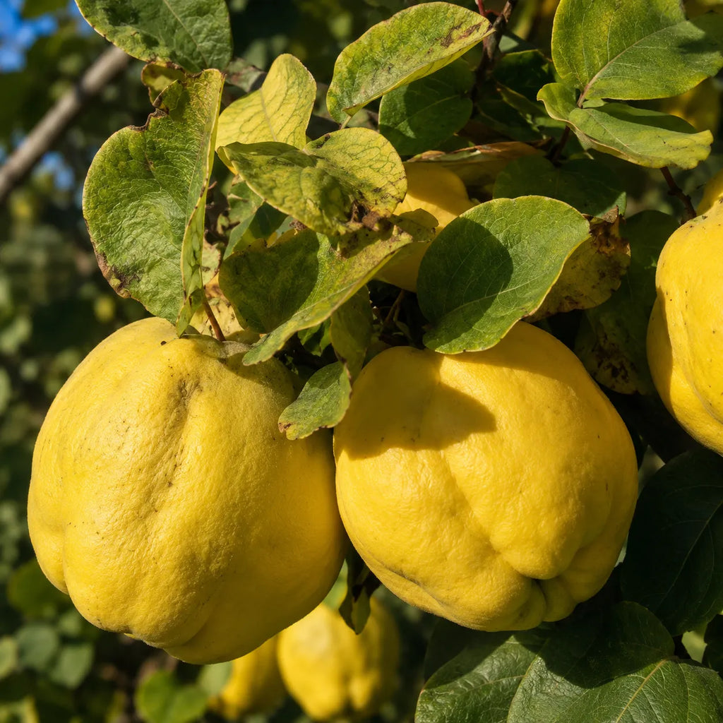 Pom fructifer Gutui Aromate, soi productiv cu gutui mari, galben-aurii, parfumate si aromate, ideal pentru gradini, livezi si preparate de casa