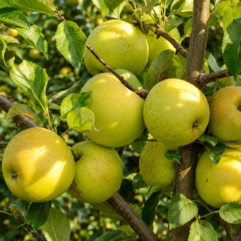 Pom fructifer Mar Golden Spur, soi rezistent si usor de intretinut, cu mere crocante, dulci si aromate, ideal pentru gradini, livezi si cultivare in locuri insorite