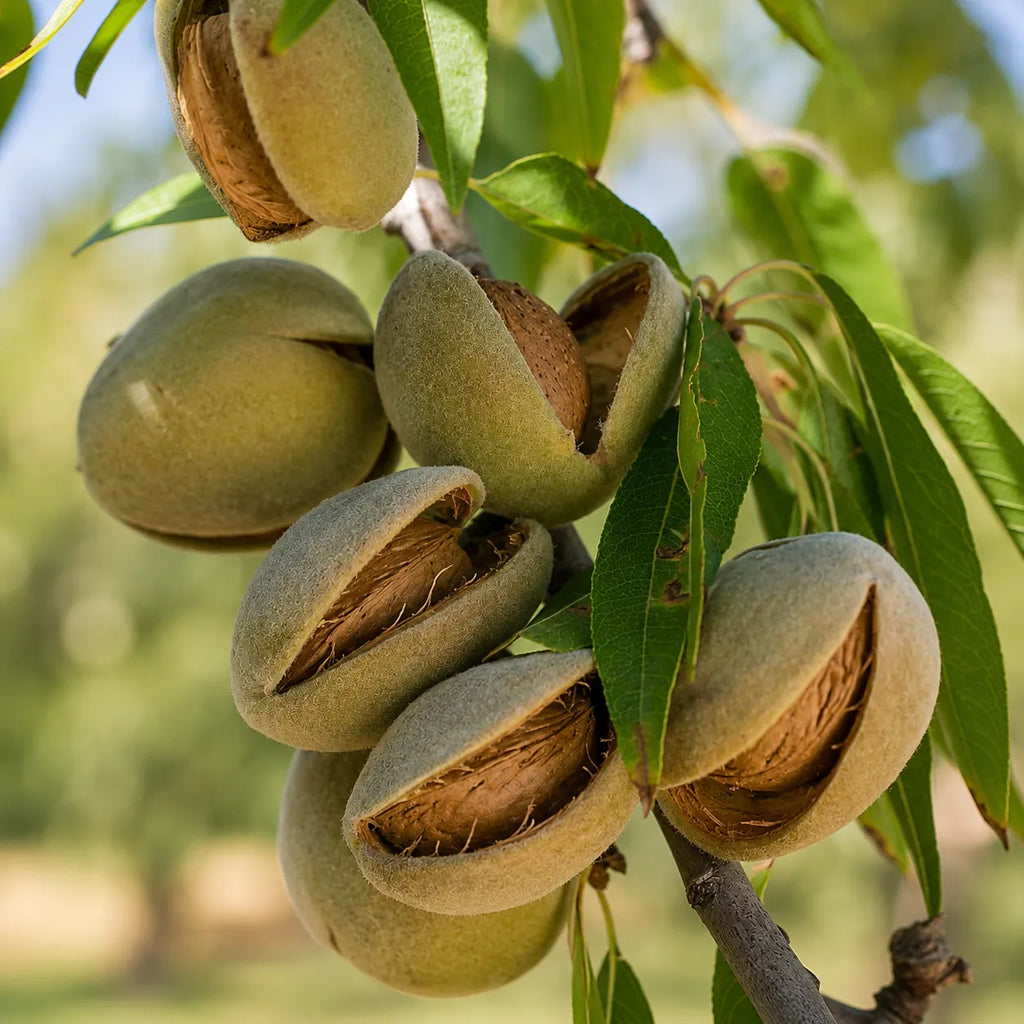 Pom fructifer Migdal Selectie Drajna, soi rezistent la boli si foarte productiv, cu migdale ideale pentru consum, prajituri si alte preparate culinare