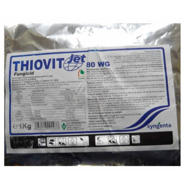 Thiovit Jet, Fungicid de contact cu Actiune Dubla, 1 KG