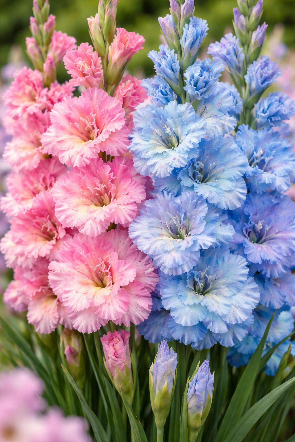 Gladiole Premium - Mix Roz si Albastru 20 bucati