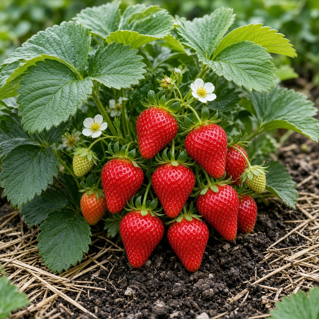 Căpșun Monterey – fructe coapte pe plantă