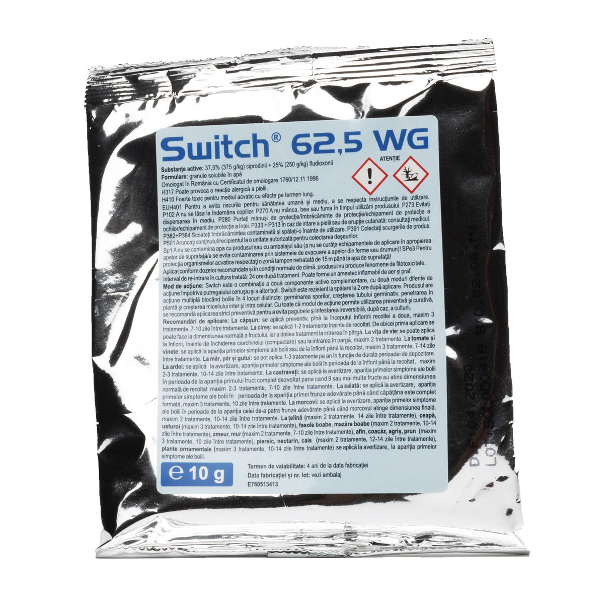 Switch, Fungicid Sistemic și de Contact , 10g